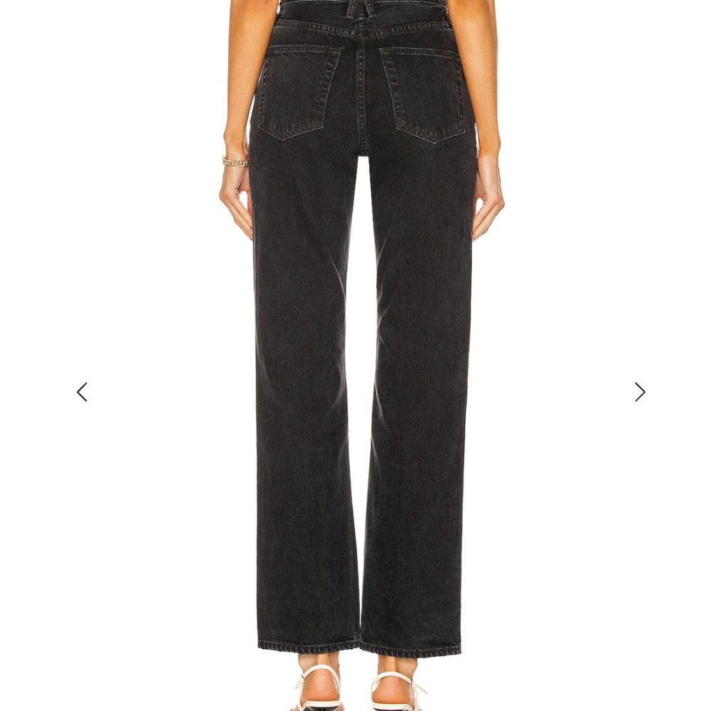 SLVRLAKE London Straight Leg Jeans in Color Long Gone